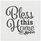 Bless this Home House with Branch Wall Cookie DIY Craft Reusable Stencil